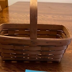 Longaberger 1990 Rectangle Basket
